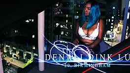 Teen redhead student with british accent gives jerk off instructions to cum.