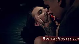 Anal gape strap on bondage with best mates aidra fox and kharlie stone