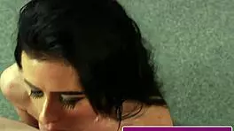 Tattooed British babe sucks before getting a facial cumshot.