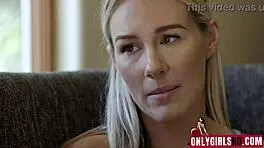 Intriguing Lesbian Teens Laney Grey And Bunny Madison In Taboo Reality