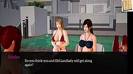 Kinky teen in my new family hentai cartoon adventure