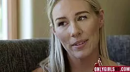 Intriguing Lesbian Teens Laney Grey And Bunny Madison In Taboo Reality