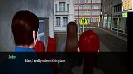 Kinky teen in my new family hentai cartoon adventure