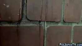 Kinky Teen 18+ Public Peeing Caught on Camera