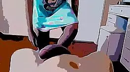 Submissive stepdaughter gets used by her pervert stepfather every day in wild hentai cartoon.