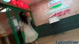 Kinky Teen 18+ Public Peeing Caught on Camera