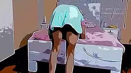 Submissive stepdaughter gets used by her pervert stepfather every day in wild hentai cartoon.