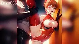 hentai girls from evangelion l ai selection, big tits and ass in 3d sex