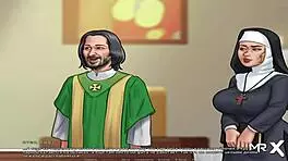 Summertimesaga - Mature Wife Strips for Husband in E2 34 with Big Tits