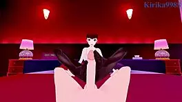 elizabeth and kasumi yoshizawa sumire yoshizawa intense sex persona 3 & 5 hentai