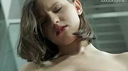 Wow, Arina Dildova, slam that big hot dildo in your juicy pussy by the pool!