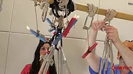 waxed anal teen 18+ sub in doggystyle fetish. 😈