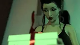 Bloody passion cap 18 mi hermanastra hace cosplay de 2b y paja con pies