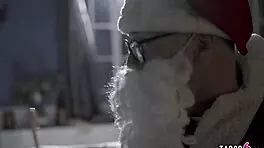 Santa Fucks Petite Teen Beauty At Boss's Home With Blowjob And Hardcore Sex