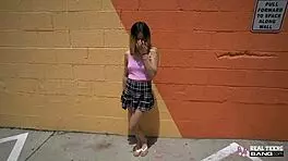 i'm lulu chu, got fucked durin' the porn castin' interview, ridin' big cock so hard