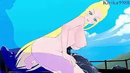 Shizuka Mikazuki and Beatrix Amerhauser have intense sex in Zom 100 hentai.