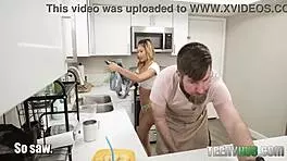 Barista bang with Mina Luxx and Chris Epic gets steamy fast.