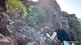 Molly pills surprises girlfriend with public anal sex on valentines day in pov