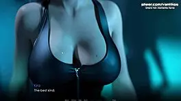 Depraved awakening hot threesome for stepdad with his teen 18+ redhead stepdaughter with a big ass and her blonde young 18+ friend with a horny wet pussy my sexiest gameplay moments part 14