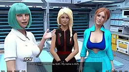 stranded in space 2 - encountering cute anime step sisters