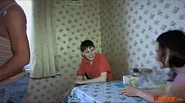 teen leighton and kaylee get wild in gangbang action 😜