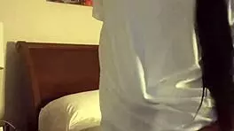 Sexy ebony model asks 'want to lick my wet pussy?' during 69 face sitting