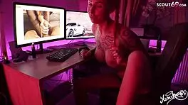 Deutsche amateurin anni angel rates your cock while masturbating