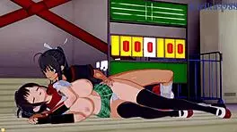 Asuka And Homura Intense Futanari Sex In Hentai