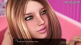 Slutty Blonde Teen 18+ Steals Boyfriend From Best Friend In Milfy City