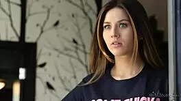 Shyla Jennings and Sasha Heart Sharing Bed with Hot Latina Licking