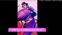 widowmaker fuck anal with toys cosplay overwatch alicebong