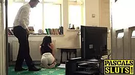 Yo, Pascal had a blast toying with that petite chick