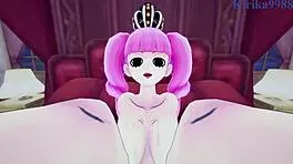 Perona and Carrot's intense POV sex in One Piece hentai?