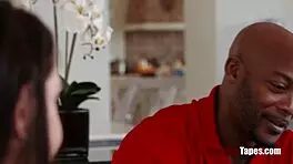 Brunette slut fucks BBC for revenge 😈