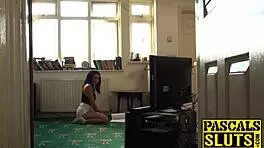 Yo, Pascal had a blast toying with that petite chick