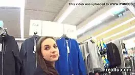 Fantastic Czech Nympho TEASED In Mall And PLOWED In POV