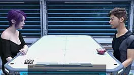 Stranded in space 78, curvy emo girl opens up with teen 18+ passion!