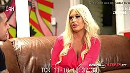 teen brandi sucks bruno's monster cock roughly