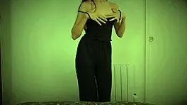 Feeling excited during teen striptease