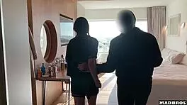 venezuelan wife caught by her husband getting fucked while we visit their house