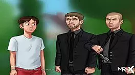 Crashed in the barn after hot sex!