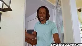 nurse costume ebony babe collects big black cock instead of candies?