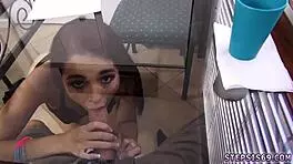 Petite Teen Sucks Stepbro's Banana During Casting Interview For Fun