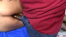 The cock is too thick for my narrow asshole in doggystyle