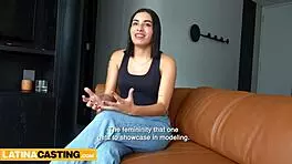 Latina Casting - Tattooed Beauty Uses Her Hot Teen 18+ Body to Get Ahead Big Cock Babe Brunette Pussy Cock Sexy Hardcore Interview Monster Cock