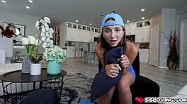 stepbrother austin notices stepsister macy meadows stole his pillow again