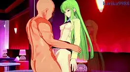 C c and kallen kouzuki and the old man intense sex - code geass hentai!