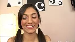 submitting to women's hardcore needs with oral deepthroat, fucking, and cumshot on small tits