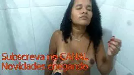 my sister-in-law left the bathroom door open, so i fucked her big cock.