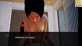 Hentai Girl Rides in Cartoon Sex with Small and Big Tits